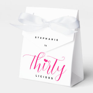 30. Geburtstag Party Dreißig Rosa Schmuckstück Geschenkschachtel