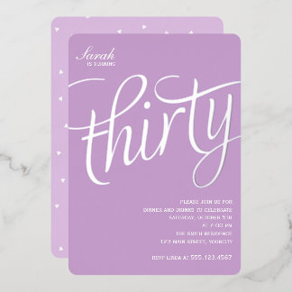30. Geburtstag Party Einladung