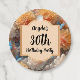 30. Geburtstag Party Geschenkanhänger