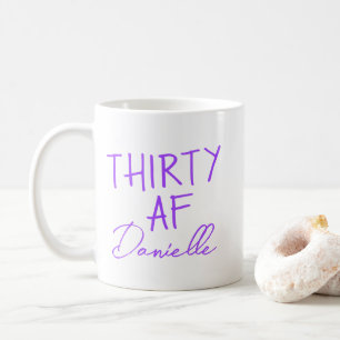 30. Geburtstag Personalisiert Kaffeetasse