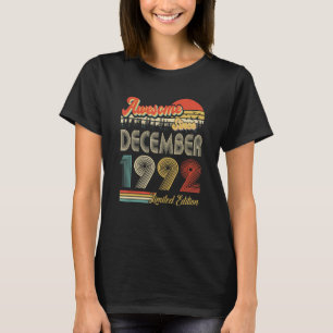 30. Geburtstag Phantastisch seit Dezember 1992 T-Shirt