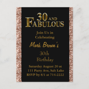 30. Geburtstag  Postkarte