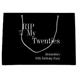 30. Geburtstag RIP 20er Gastgeschenk Große Geschenktüte