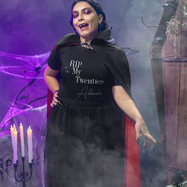 30. Geburtstag RIP 20er Schwarz-weiß Matching Part T-Shirt