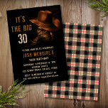 30. Geburtstag Rustikaler Cowboy-Hut und Lederstie Einladung<br><div class="desc">Dieses Design verfügt über ein Paar Ledercowboy Stiefel mit Hut und Ihre personalisierte 30. Geburtstag Party Einladung Informationen unten. Personalisieren Sie den Text,  indem Sie ihn bearbeiten oder löschen in den Textfeldern #Party #invitations #lädt #30.00 Geburtstag #Geburtstag #Geburtstagsparty #30. #partyinvitations #personalized invitations</div>