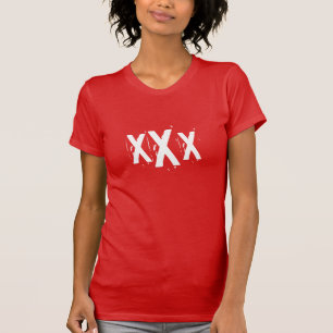 30. Geburtstag schmutzige 30 dreifaches X T-Shirt