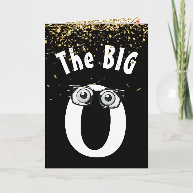 30. Geburtstag Spaß auf Schwarzer Karte (Vorderseite)