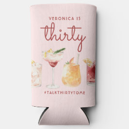 30. Geburtstag Wasserfarbencocktail Cocktail Coole Selters Dosenkühler