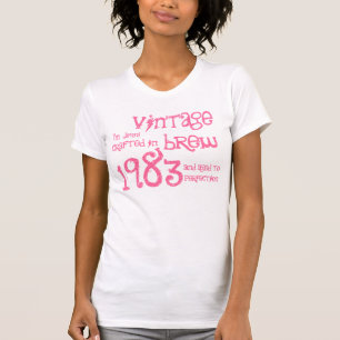 30. Geburtstags-Geschenk1983 Vintage Brew-Armee T-Shirt