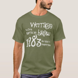 30. Geburtstags-Geschenk1983 Vintage Brew-Armee T-Shirt