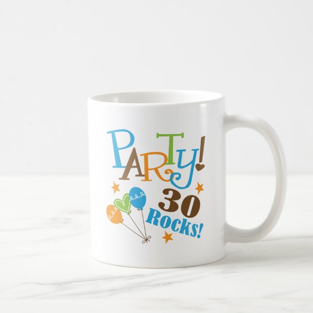 30. Geburtstags-Geschenk-Ideen Tasse (Rechts)