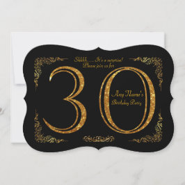 30., Geburtstags-Party 30., großes Gatsby, Einladung