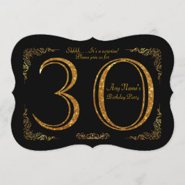 30., Geburtstags-Party 30., großes Gatsby, Einladung