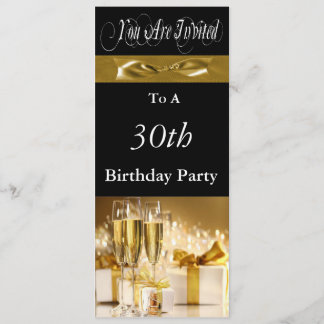 30. Geburtstags-Party-personalisierte Einladung