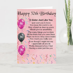 Der 30 Geburtstag Schwester Geschenke Zazzle At