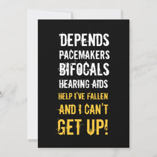 30. Geburtstagseinladungen - alte Leute Einladung