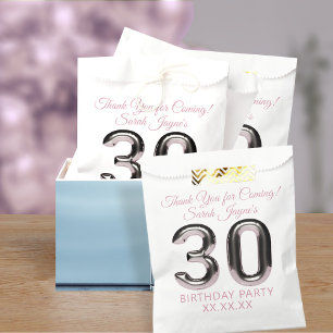 30. Geburtstagsfeier Danksagungs-Tüte Geschenktütchen