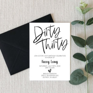 30. Geburtstagsfeier Einladung