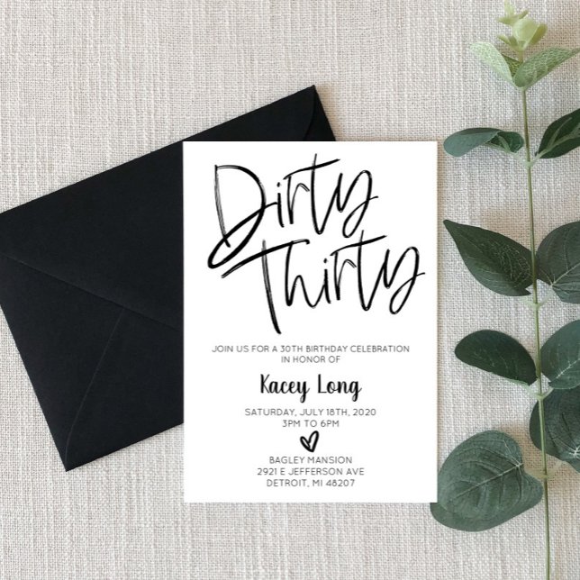 30. Geburtstagsfeier Einladung (Von Creator hochgeladen)