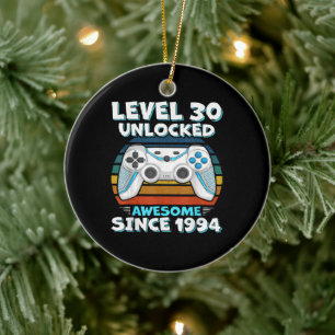 30. Geburtstagsfrau 30 Jahre 1994 Keramik Ornament