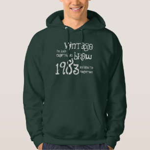 30. Geburtstagsgeschenk 1983 Vintage Brew Name Für Hoodie