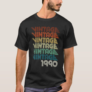 30. Geburtstagsgeschenk Retro Vintag Graphic Gebor T-Shirt