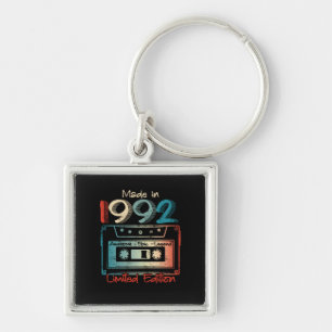 30 Geburtstagsgeschenke Jahr alt 1992 Kassette Schlüsselanhänger