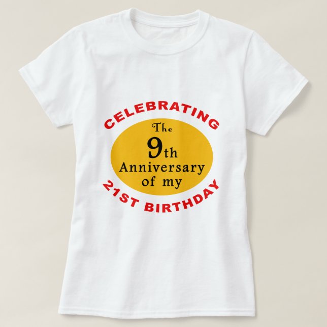 30. Geburtstagsgeschenke T-Shirt (Design vorne)