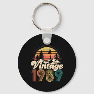 30. Geburtstagsgeschenke - Vintage 1989 Wandernde Schlüsselanhänger
