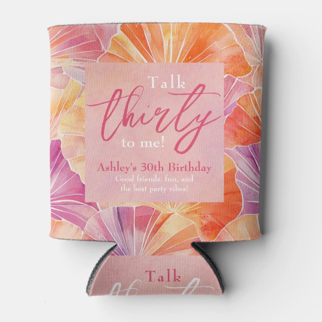 30. Geburtstagsgespräch 30 mit mir Dosenkühler (Vorderseite)