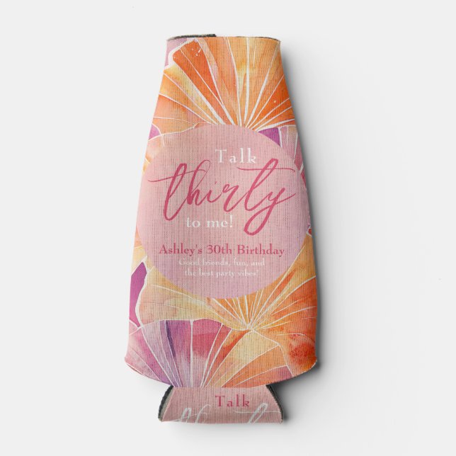 30. Geburtstagsgespräch 30 mit mir Flaschenkühler (Vorderseite)