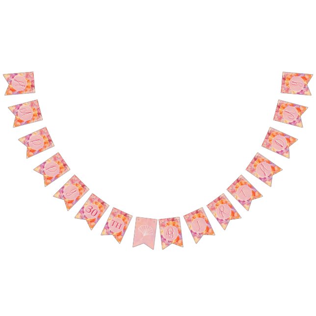 30. Geburtstagsgespräch 30 mit mir Wimpelkette (Alle)