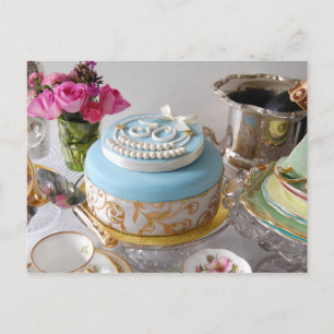 30. Geburtstagskuchen Postkarte. Postkarte