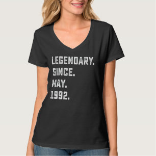 30. Geburtstagslegendär seit Mai 1992 30 Jahre T-Shirt