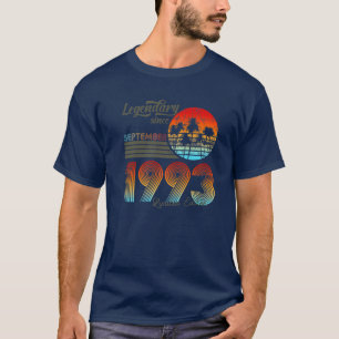 30. Geburtstagslegendär seit September 1993 T-Shirt