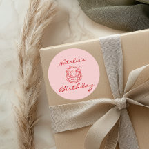 30. Geburtstagsparty aus gezogenem Pinkkuchen