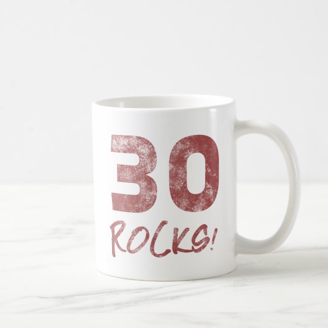 30. Geburtstagsrocks Tasse (Rechts)
