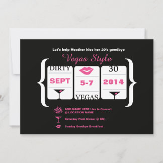 30. Geburtstagssteckmaschine Einladung