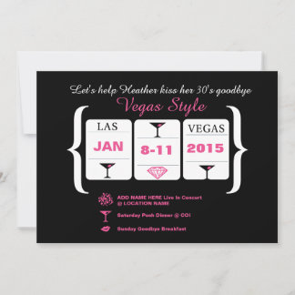 30. Geburtstagssteckmaschine Einladung