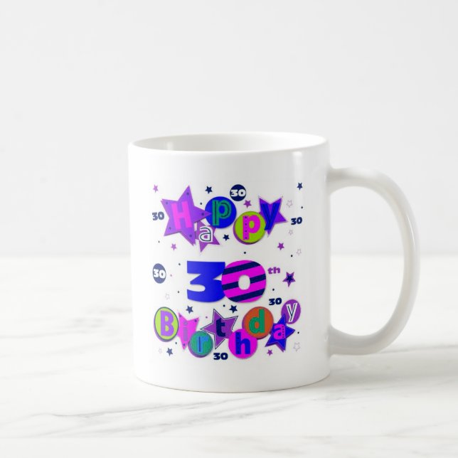 30. Geburtstagst-shirts Tasse (Rechts)
