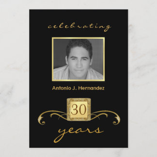 30. Geburtstagsüberraschung - Party Einladungen