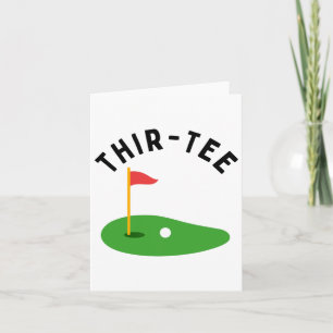 30. Golf Geburtstagsparty 30. Golf Karte