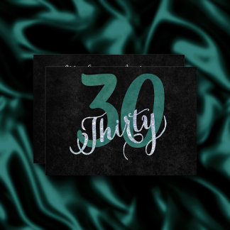 30. Grün | Gewohntes Geburtstagsjubiläum Party | Einladung