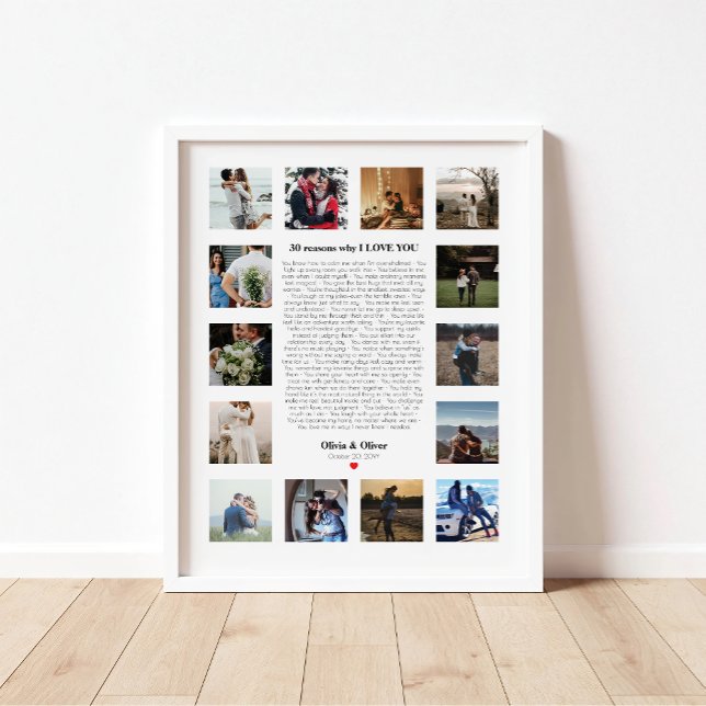 30 Gründe, aus denen ich dir ein Geschenk für Ehef Poster (Von Creator hochgeladen)