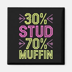 30% Hengst 70% Muffin Lustiger Valentinsliebhaber Magnet