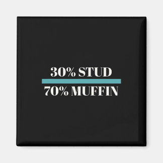 30% Hengst 70% Muffin Lustiger Vatertag Valentinst Magnet