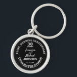 30. Hochzeitsgeschenk zum Geburtstag. Name/Datum b Schlüsselanhänger<br><div class="desc">Jubiläumsgeschenk,  sei es Hochzeit,  Ruhestand,  Abschluss,  Ankunft des Alters oder Verlobung,  der Text ist vollständig editierbar,  um Ihren Anlass Anzug. Jeglicher Jubiläum kann diesem Schlüsselanhänger hinzugefügt werden.</div>