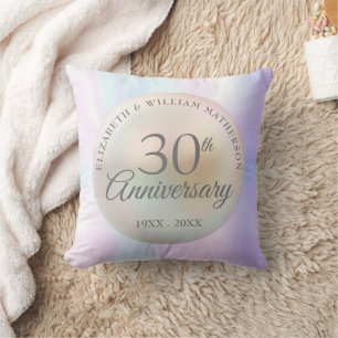 30. Hochzeitsjubiläum Chic Schöne Perle  Kissen