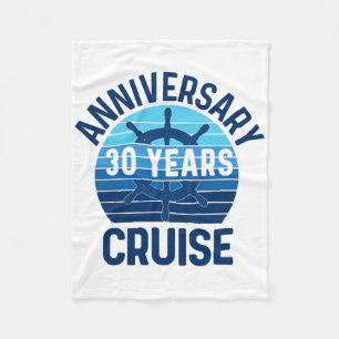 30. Hochzeitsjubiläum Kreuzfahrt 30 Jahre Paare V Fleecedecke