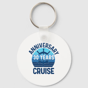30. Hochzeitsjubiläum Kreuzfahrt 30 Jahre Paare V Schlüsselanhänger